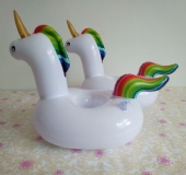 Inflatable Unicorn Floating Coasters Can Holder