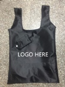 Folding Grocery Tote Bag with Pouch w/carabiner