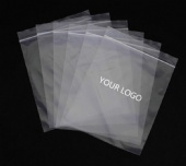 Clear resealable plastic ziplock bags