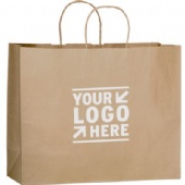 Natural Kraft Paper Shopper Bag